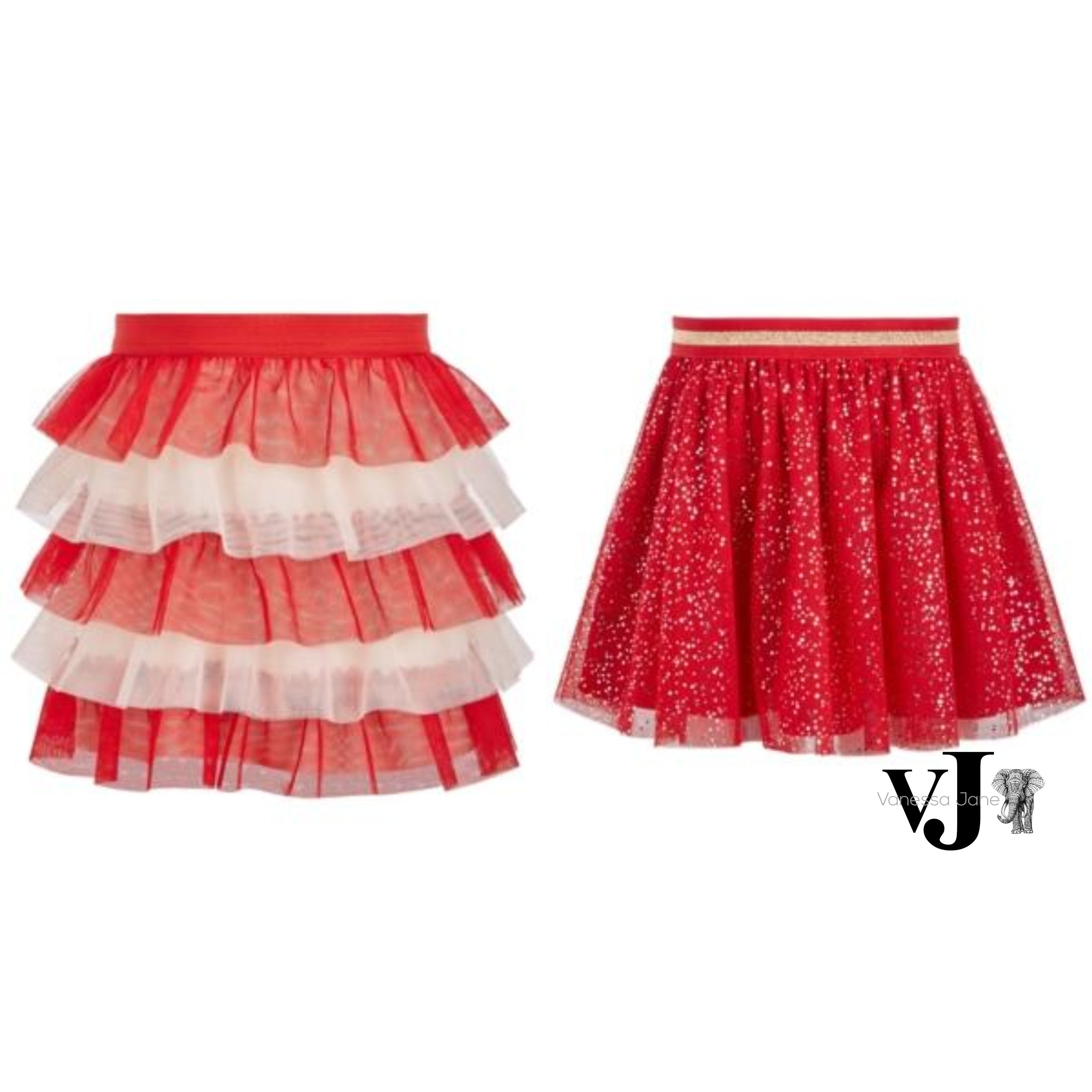 Epic Threads Girls Tiered Tulle Skirt, Size 5