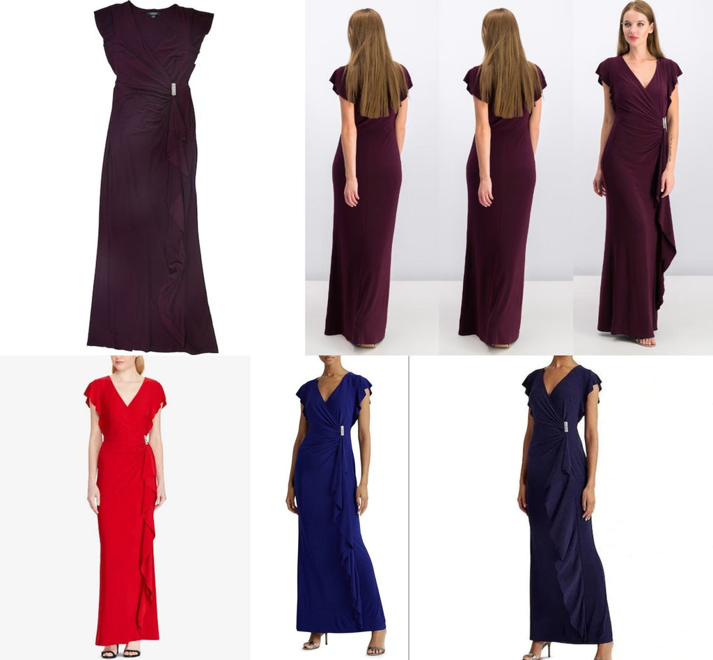 Ralph Lauren Womens Amaria Gown Dress