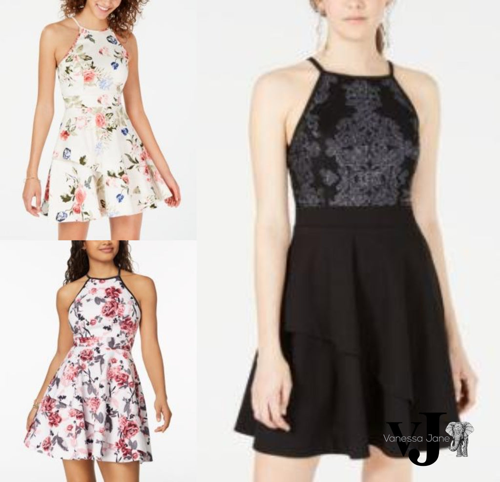 Speechless Juniors Tiered Fit and Flare Dress