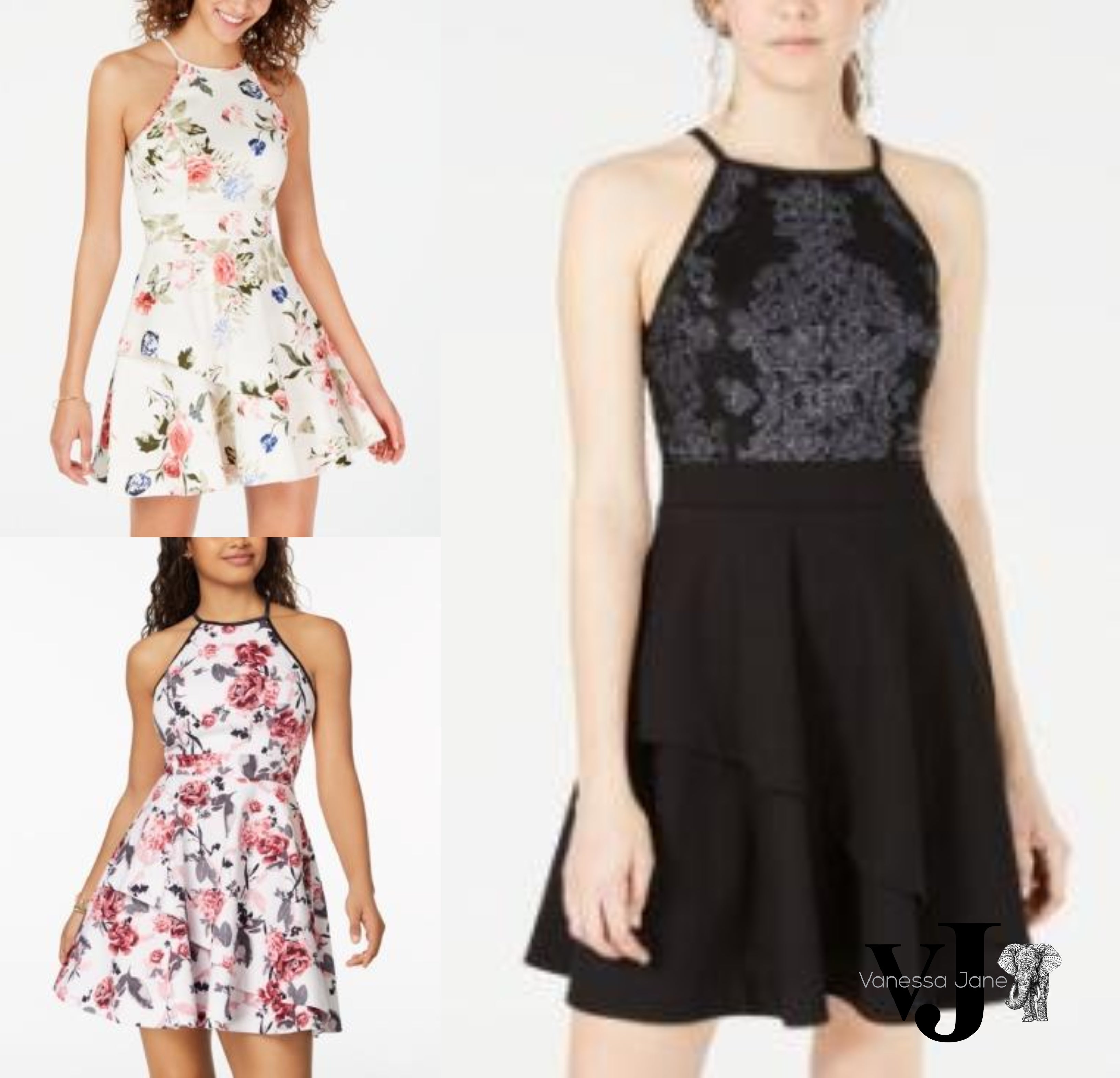 Speechless Juniors Tiered Fit and Flare Dress