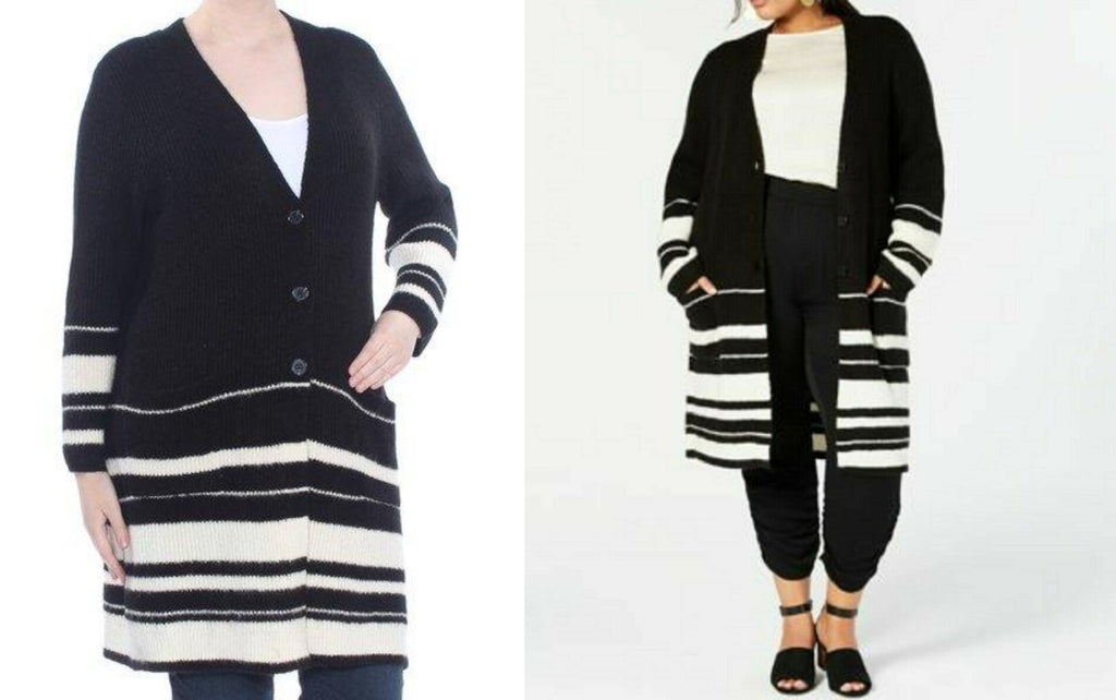 Style Co. Womens Long Cardigan Sweater, Size 1x