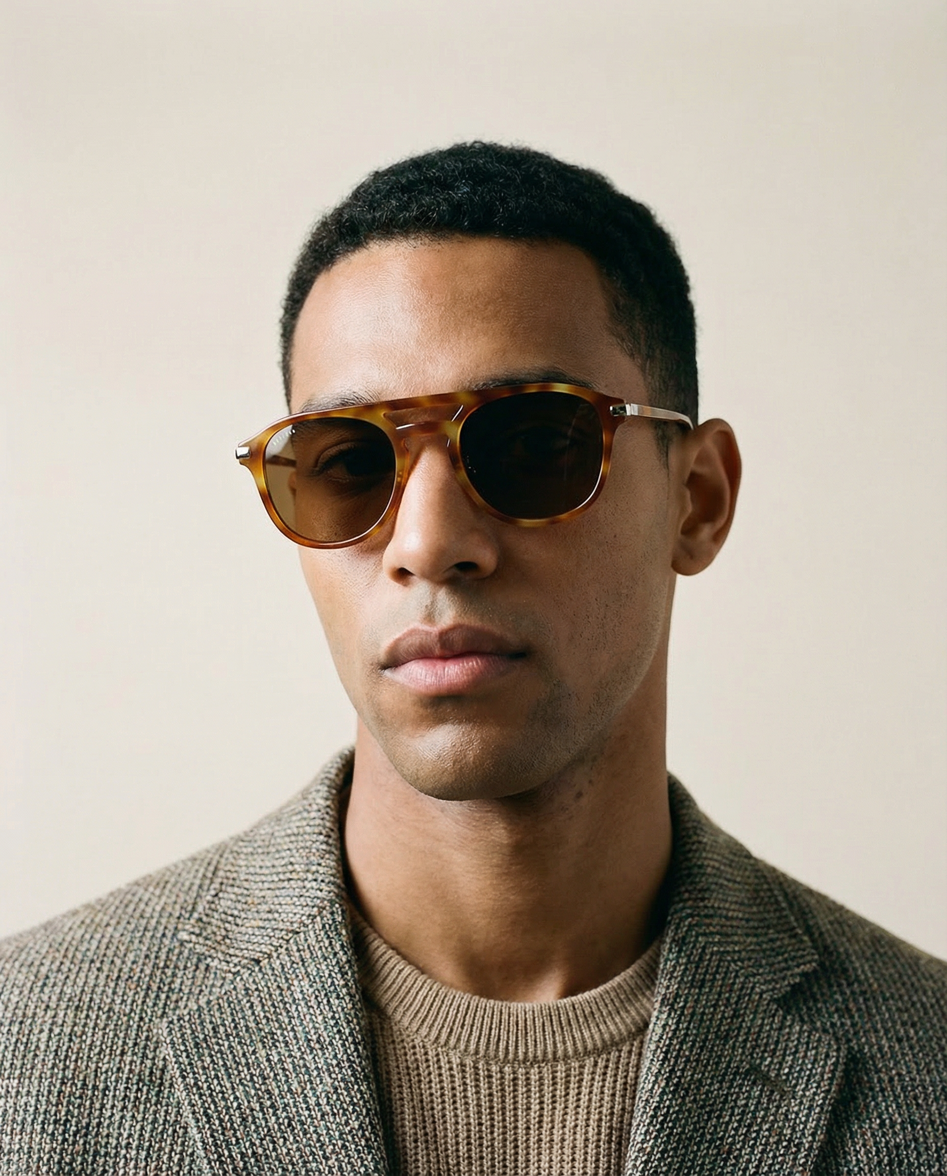 Coast 50mm Double Bridge Sunglasses | Tortoiseshell