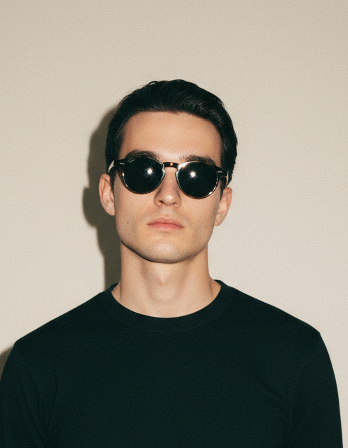 Redon 48mm Round Sunglasses | Horn