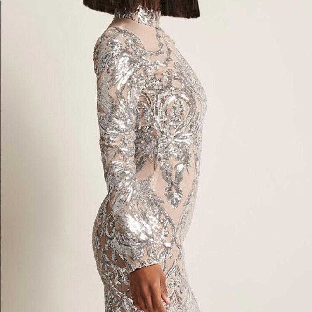 Beyonce Sequin Nude Dress