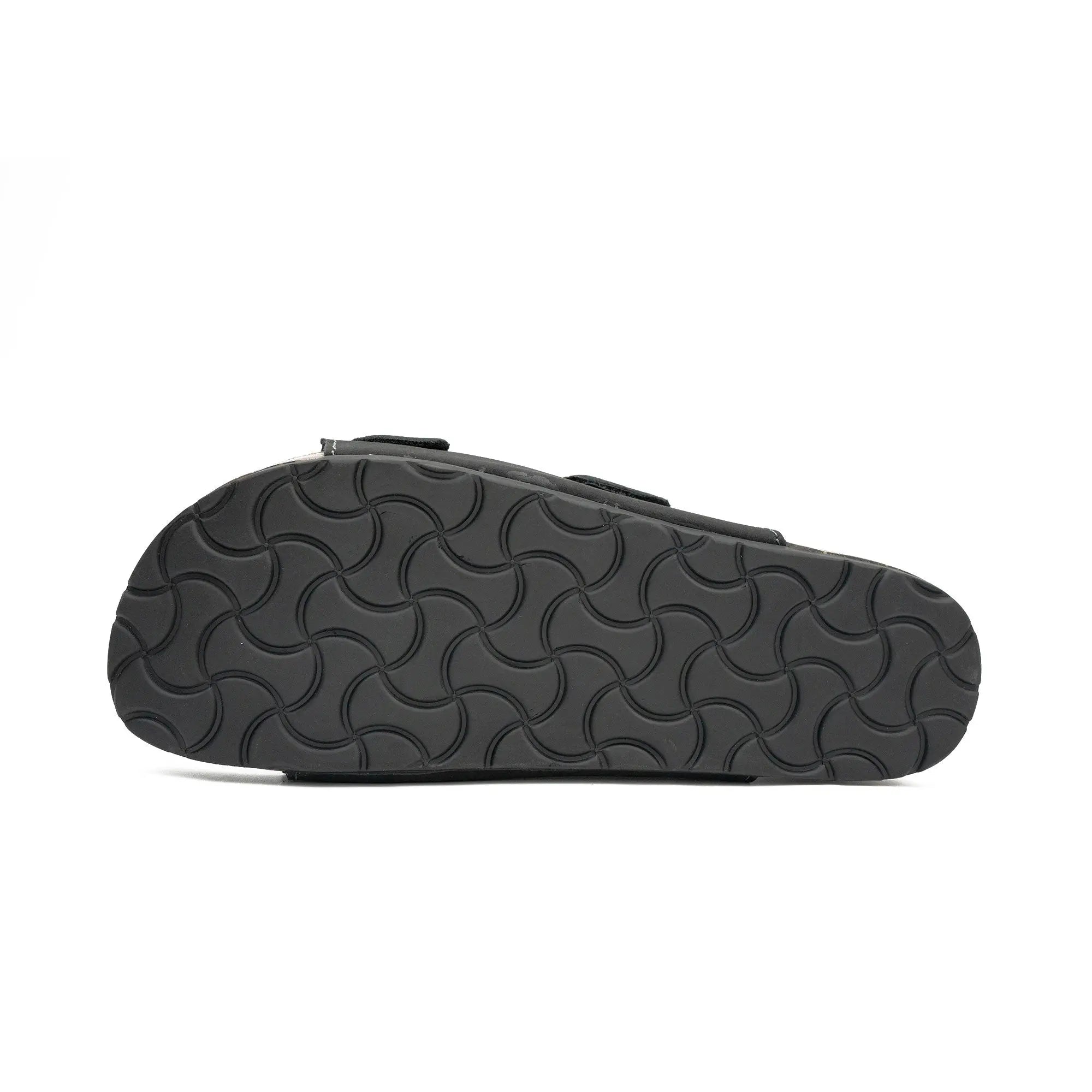 Black Adjustable Slide Sandals