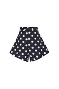 CHAGUARAMO SHORT IN BLACK POLKA DOTS