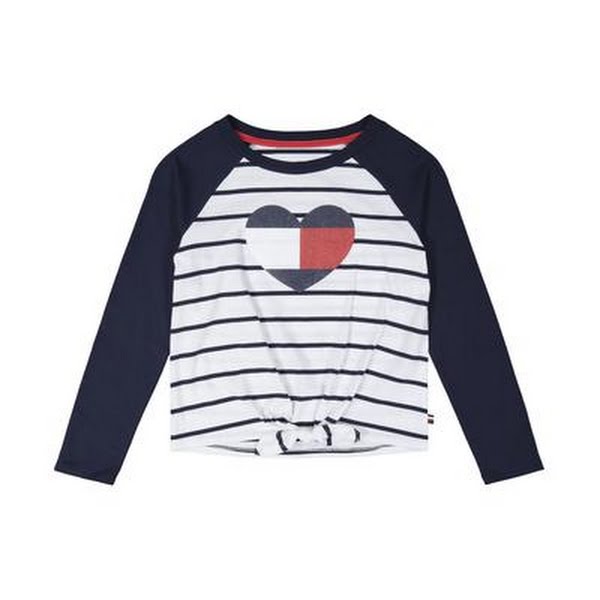 Tommy Hilfiger Big Girls Raglan T-shirt, Size Medium