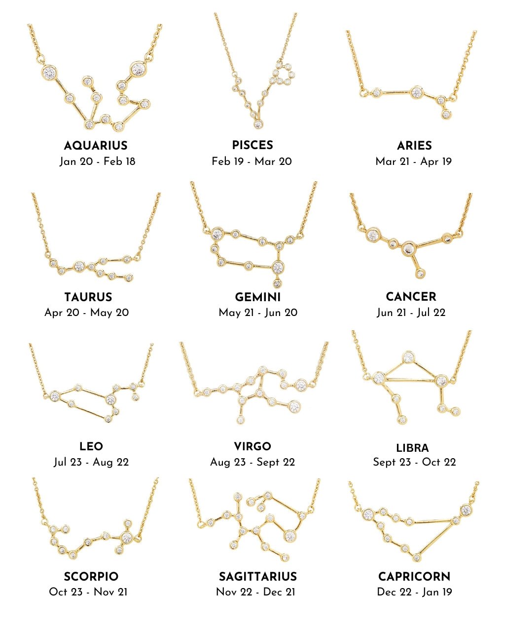 Sterling Silver 'When Stars Align' Constellation Necklace