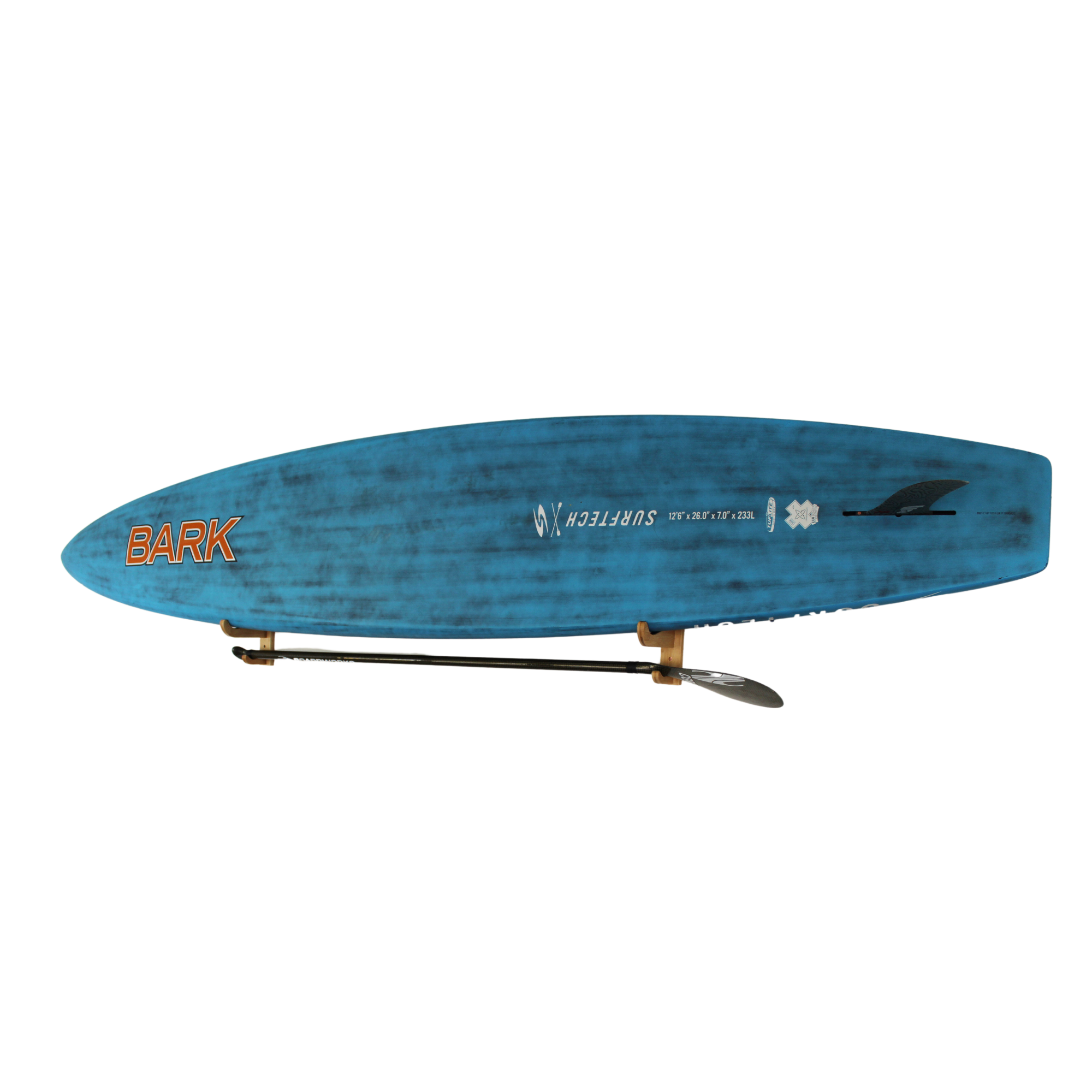 Bamboo SUP Wall Mount with Paddle Rack