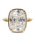 Sterling Silver Elongated Cushion Cocktail Ring 4ct & 8ct