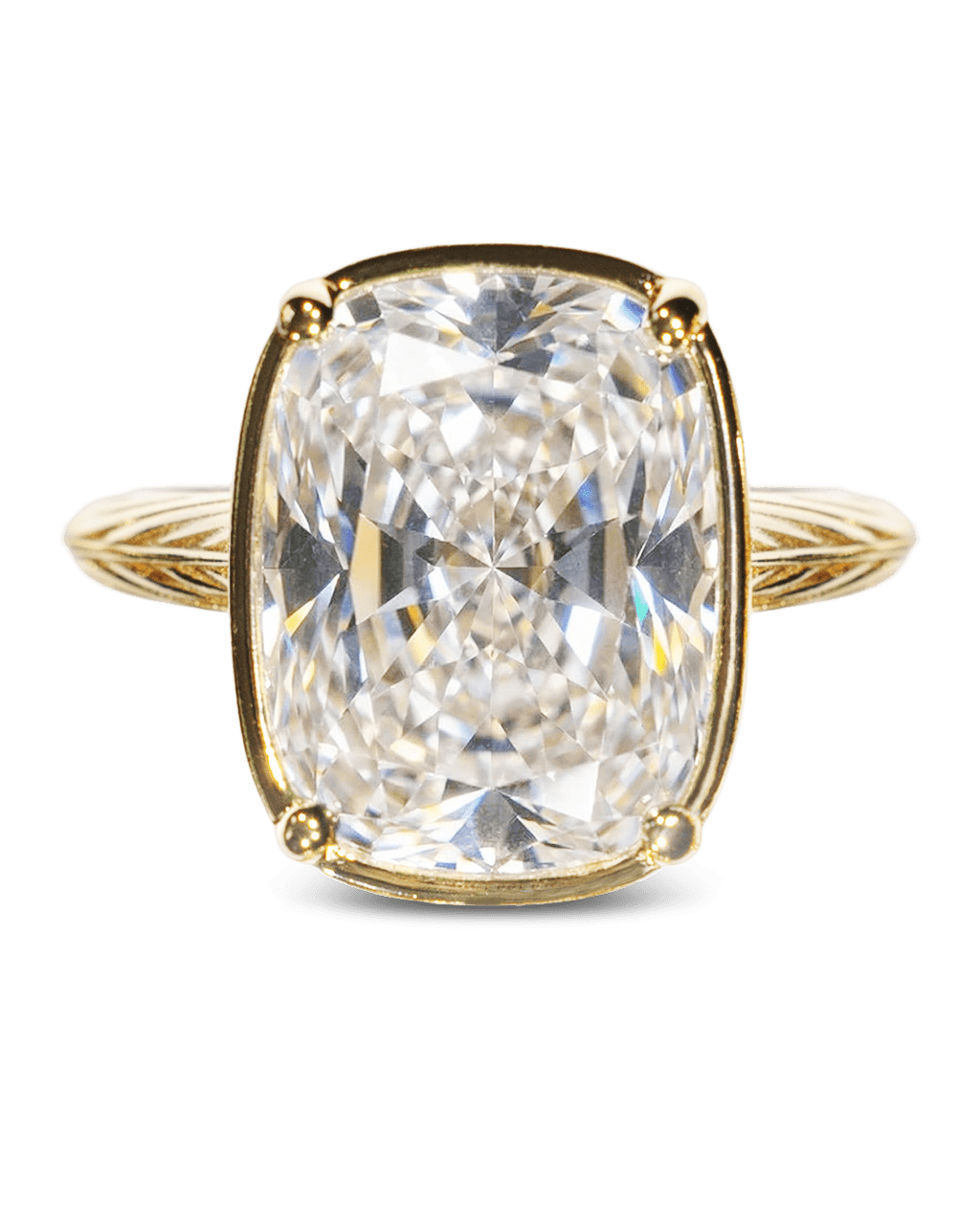 Sterling Silver Elongated Cushion Cocktail Ring 4ct & 8ct