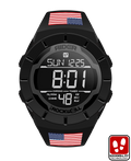 Coliseum Fit™ Flags of The World Edition N-Z (Phantom Black) Watch