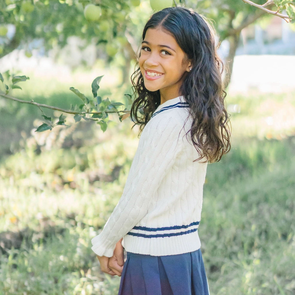 Ruffle Cuff Cricket Sweater - Baby