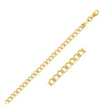 14k Yellow Gold Curb Chain (4.40 mm)