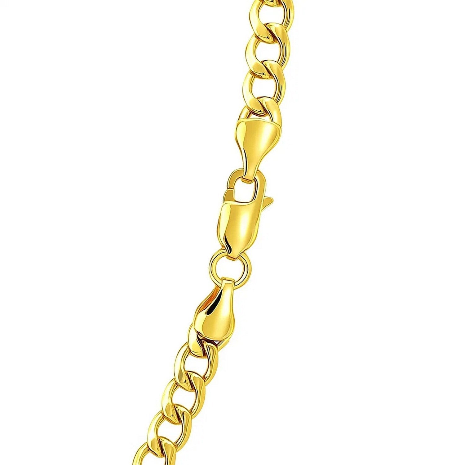 14k Yellow Gold Curb Chain (4.40 mm)