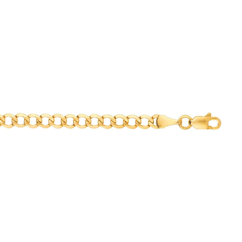 14k Yellow Gold Curb Chain (4.40 mm)
