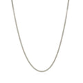 10k White Gold Gourmette Chain  (1.40 mm)