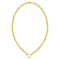 14K Yellow Gold Heart Lock Charm Necklace (5.80 mm)
