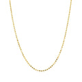 14k Yellow Gold Diamond-Cut Bead Chain (1.10 mm)