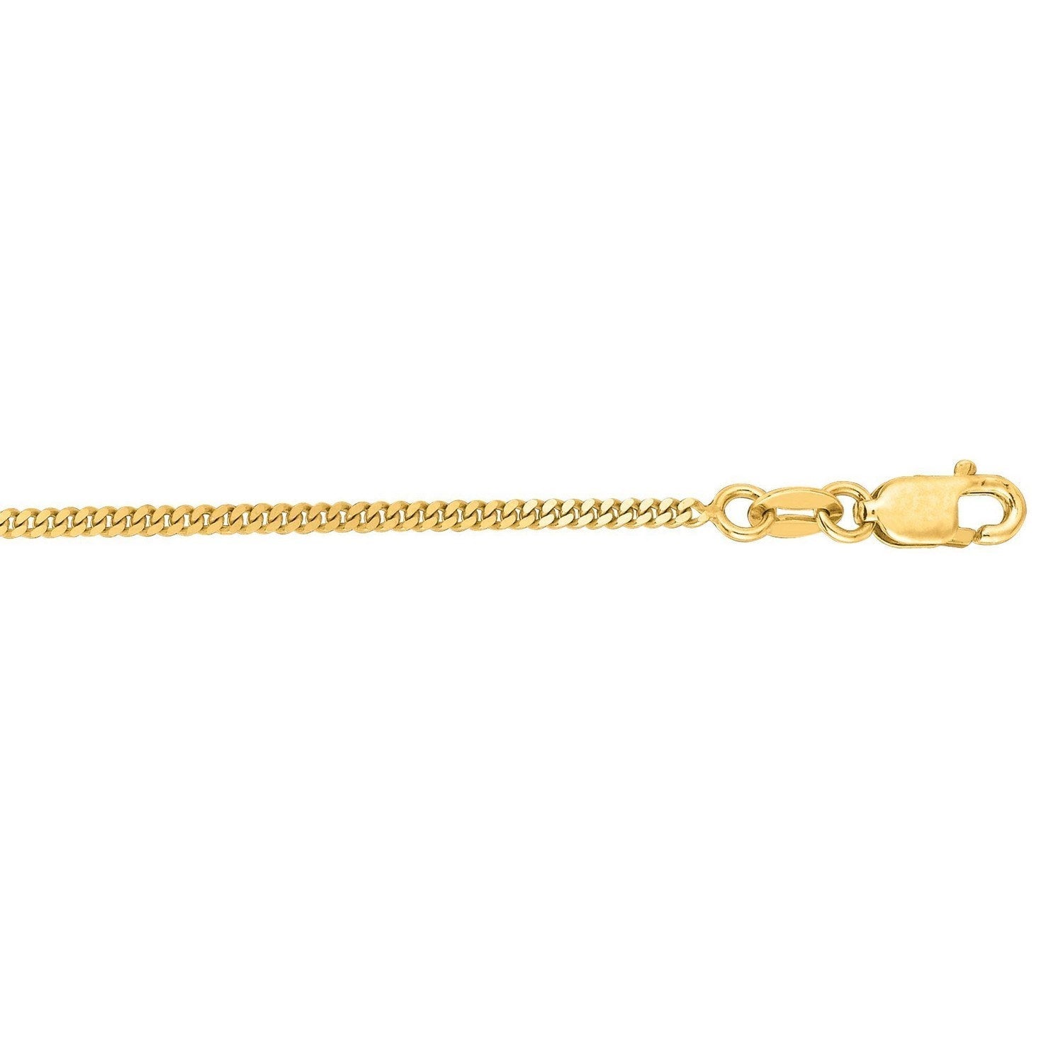 14k Yellow Gold Gourmette Chain (1.40 mm)