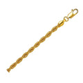 10k Yellow Gold Lite Rope Bracelet (5.00 mm)