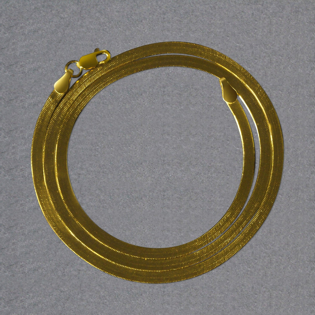 14k Yellow Gold Super Flex Herringbone Chain (2.80 mm)