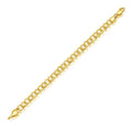 14k Yellow Gold Lite Charm Bracelet (5.00 mm)