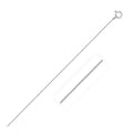 14k White Gold Classic Box Chain 0.45mm
