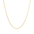 14k Yellow Gold Diamond Cut Round Wheat Chain (0.60 mm)