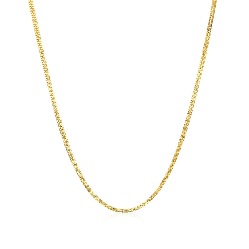 14k Yellow Gold Foxtail Chain (1.00 mm)