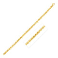 14k Yellow Gold High Polish Mens Fancy Box Bracelet  (5.00 mm)