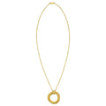 14K Yellow Gold Interlocking Large Trinity Necklace