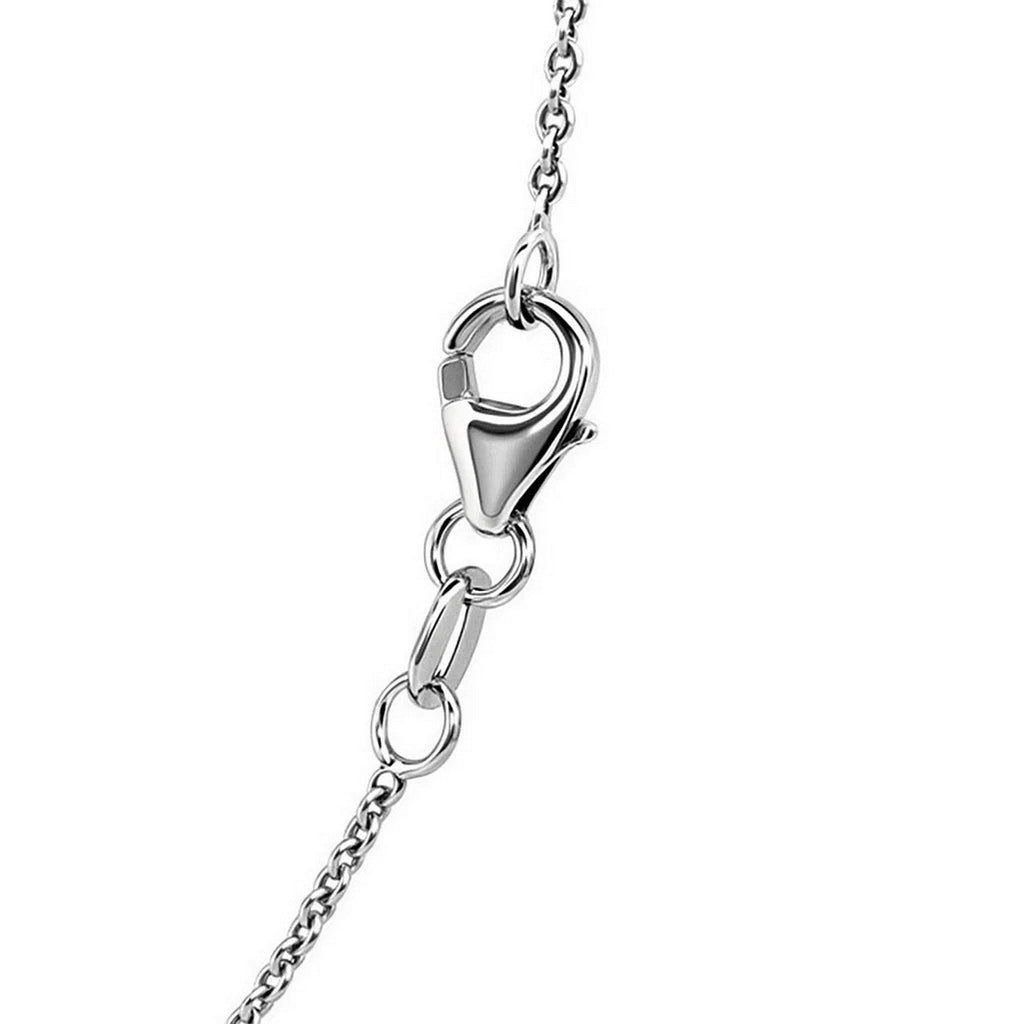 14k White Gold Round Cable Link Chain (1.10 mm)