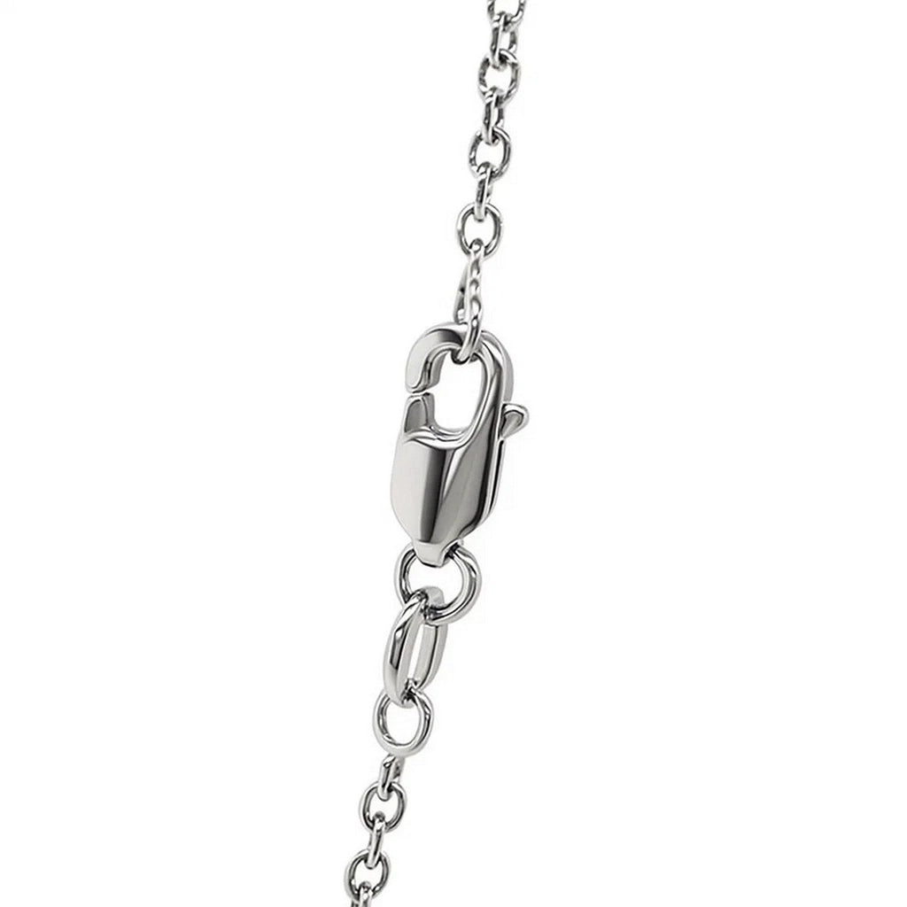 14k White Gold Diamond Cut Cable Link Chain (1.5 mm)