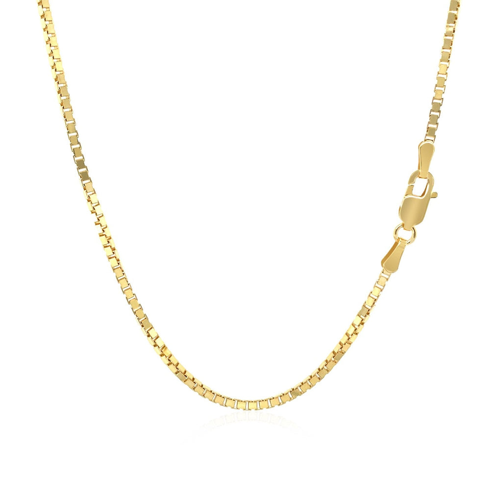 14k Yellow Gold Classic Box Chain (1.4 mm)