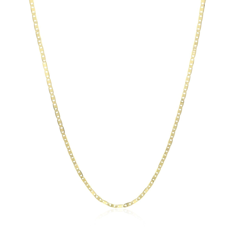 14k Yellow Gold Mariner Link Chain (1.20 mm)