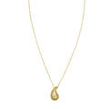 Stylish 14K Yellow Gold Paperclip Chain Necklace