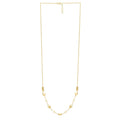 Adjustable Puff Pebble Necklace in 14K Yellow Gold