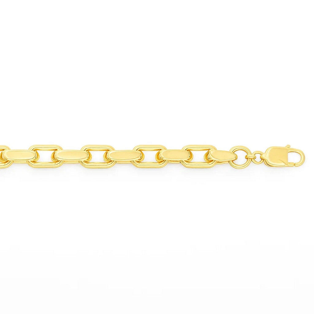 14k Yellow Gold French Cable Chain Bracelet  (2.50 mm)
