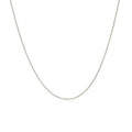 10k White Gold Wheat Chain 0.6mm
