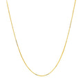 Double Extendable Box Chain in 14k Yellow Gold (0.51 mm)
