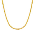 14k Yellow Gold Bead Chain Necklace(4mm)