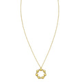 14K Yellow Gold Diamond Cut Cable Chain Necklace