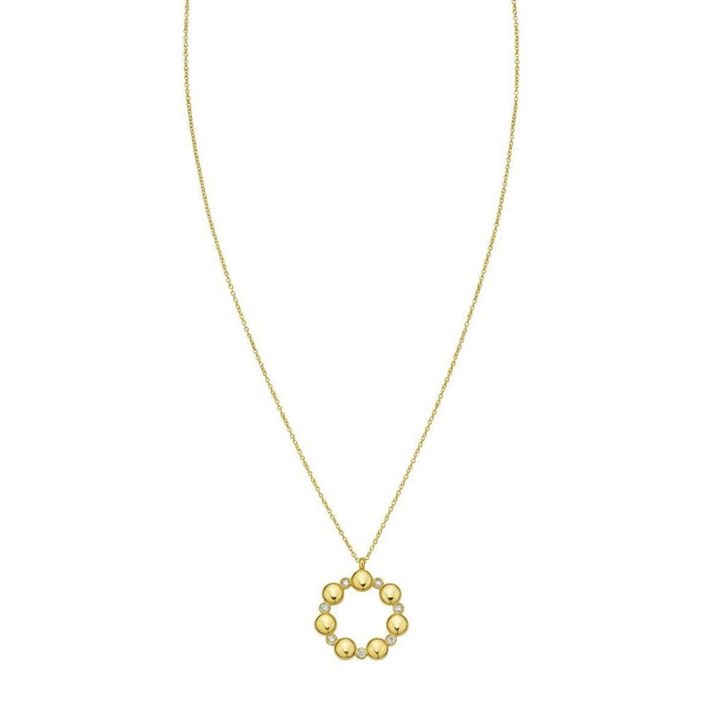 14K Yellow Gold Diamond Cut Cable Chain Necklace