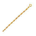 10k Yellow Gold Singapore Bracelet (2.20 mm)