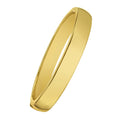 14K Yellow Gold Classic Polished Bangle (10.00 mm)