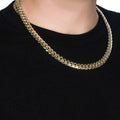 14k Yellow Gold Classic Miami Cuban Solid Chain (10.10 mm)