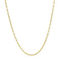 Double Extendable Cable Chain in 14k Yellow Gold (1.80 mm)