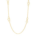 Twistted Link Necklace in 14K Yellow Gold