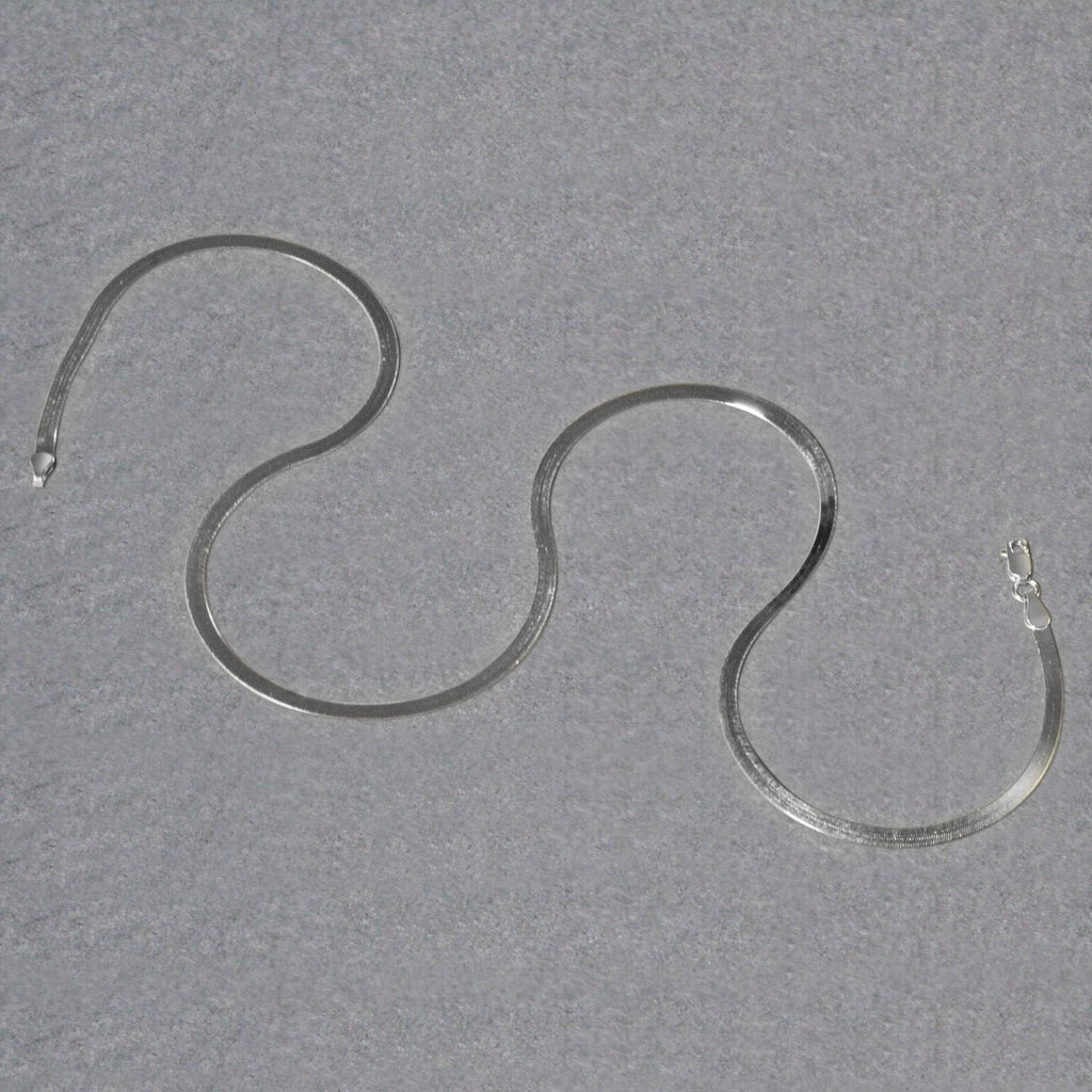 14k White Gold Super Flex Herringbone Chain (2.80 mm)